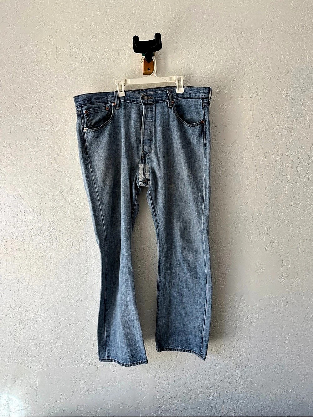 Levi's 501 Boot Cut Jeans Blue Waist 38 Length 30